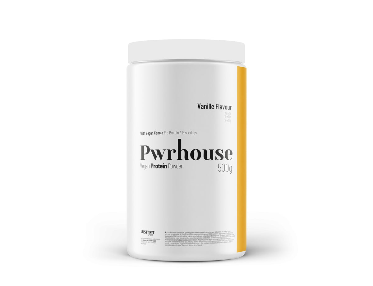 Pwrhouse Vegan proteine poeder vanille 500.00 Gram