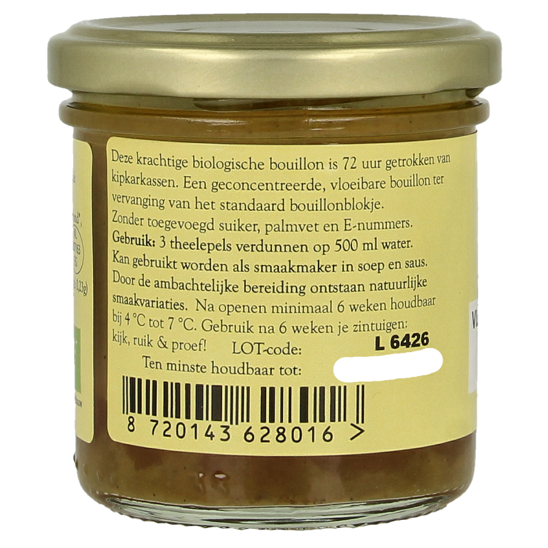 Kleinstesoepfabriek Vloeibare bouillonblokjes kip bio 150 Milliliter