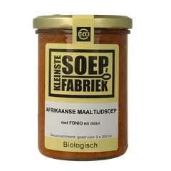 Kleinstesoepfabriek Afrikaanse maaltijdsoep met fonio en miso bio 400 Milliliter