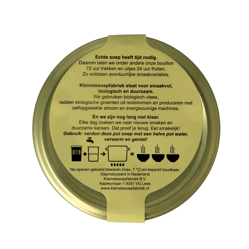 Kleinstesoepfabriek Groentesoep met munt en miso bio 400 Milliliter