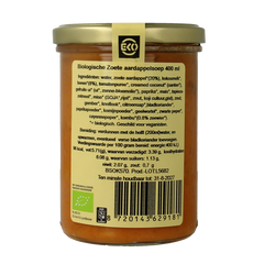 Kleinstesoepfabriek Zoete aardappelsoep met lokale bonen en kombu bio 400 Milliliter