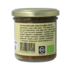 Kleinstesoepfabriek Vloeibaar bouillonblokje witte miso 150 Milliliter