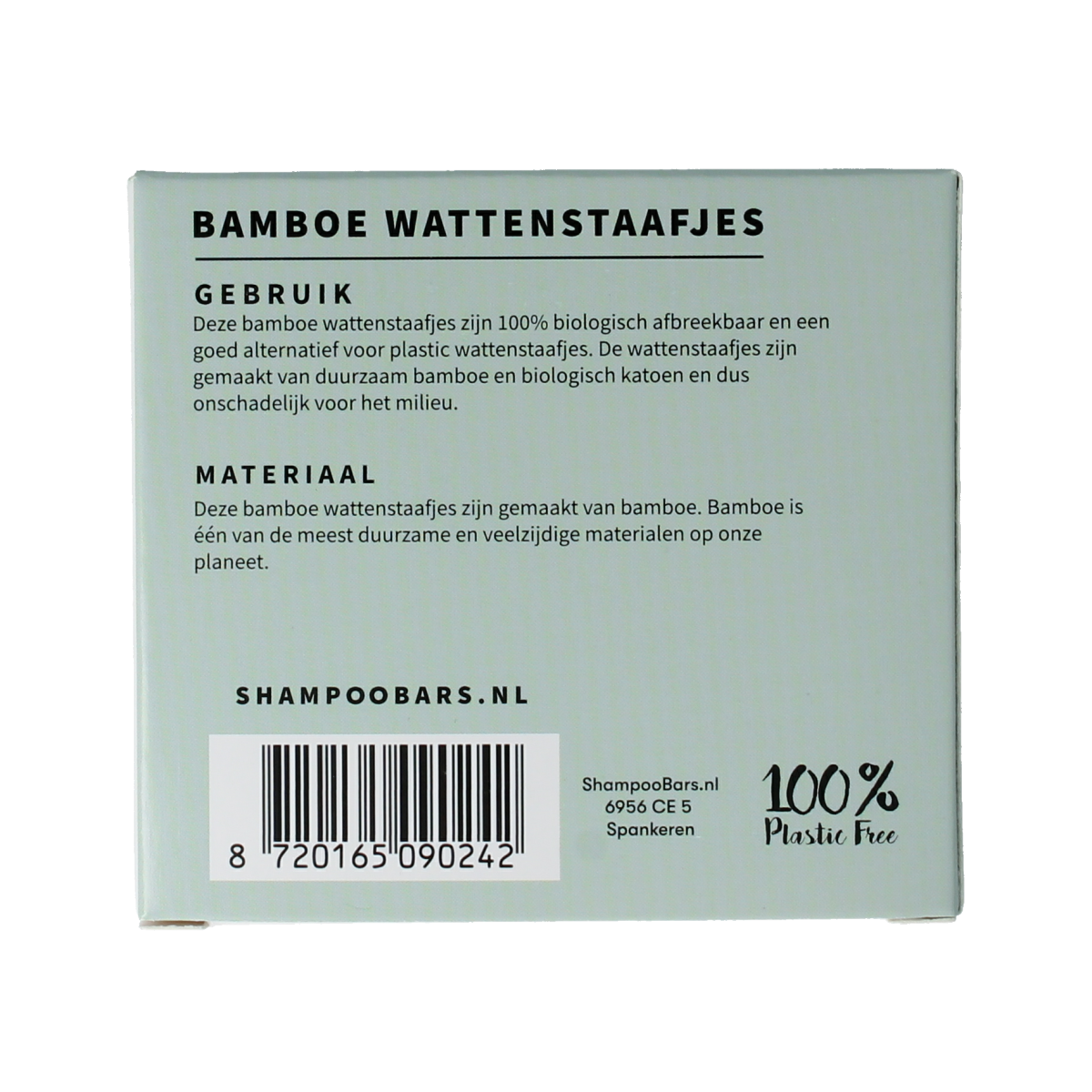 Shampoobars Bamboe wattenstaafjes 100.00 Stuks