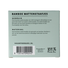 Shampoobars Bamboe wattenstaafjes 100.00 Stuks
