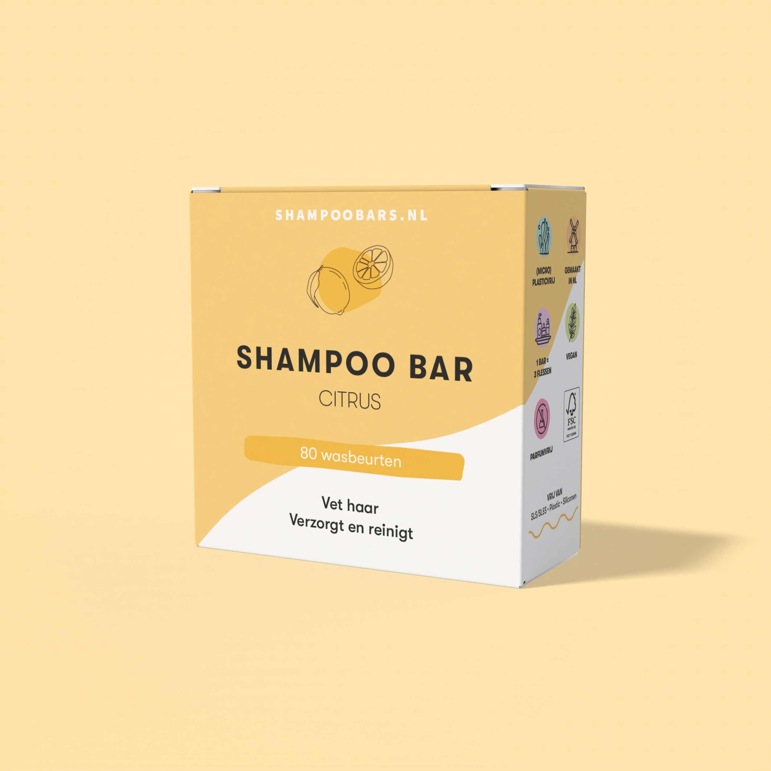 Shampoobars Shampoo bar citrus 60 Gram