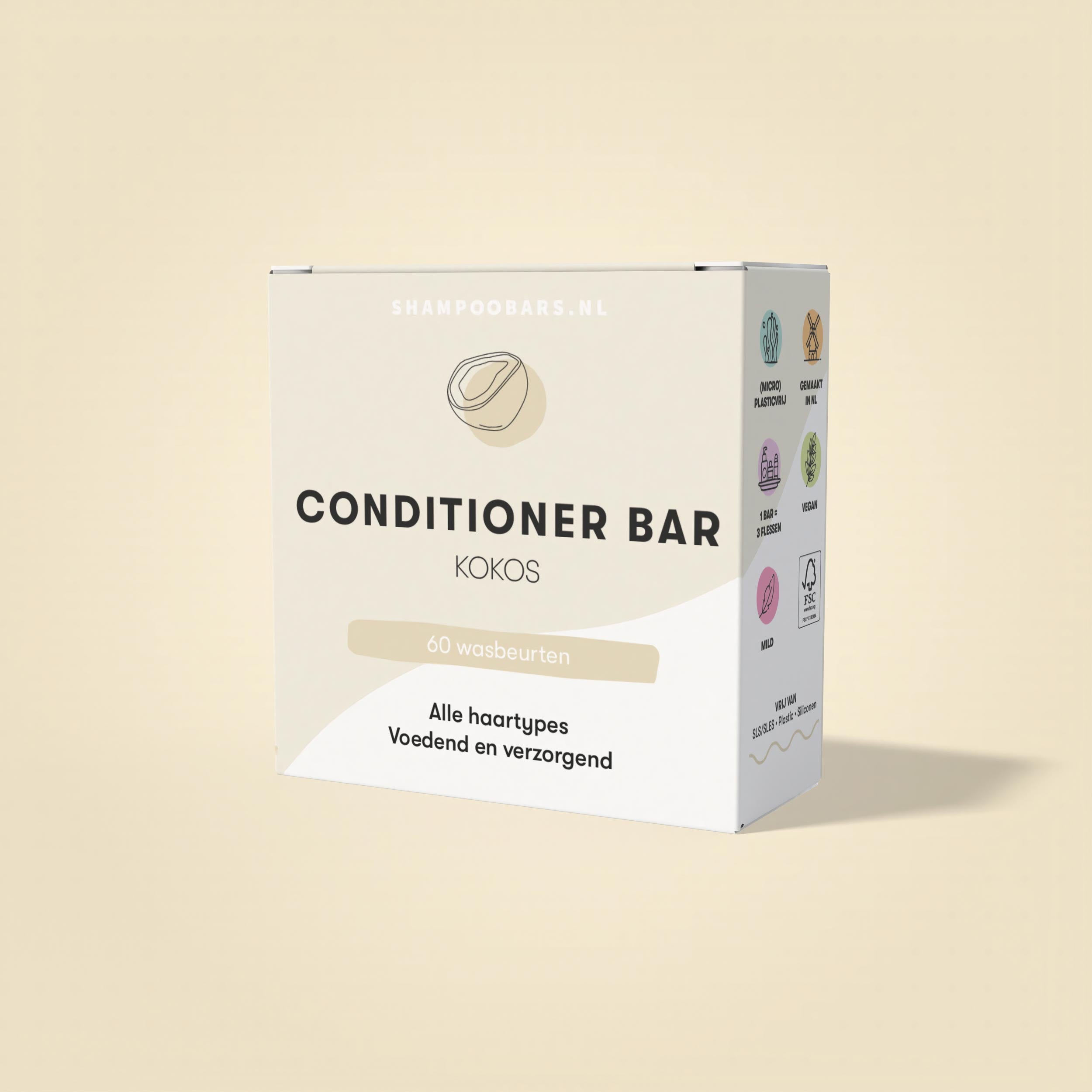 Shampoobars Conditioner bar kokos 45 Gram