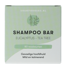 Shampoobars Shampoo bar eucalyptus & tea tree 60 Gram