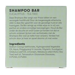 Shampoobars Shampoo bar eucalyptus & tea tree 60.00 Gram
