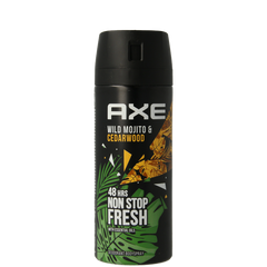 AXE Deodorant bodyspray wild mojito & cedarwood 150 Milliliter