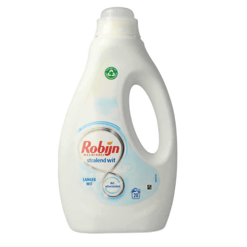 Robijn Vloeibaar wasmiddel klein & krachtig stralend wit 1 Liter