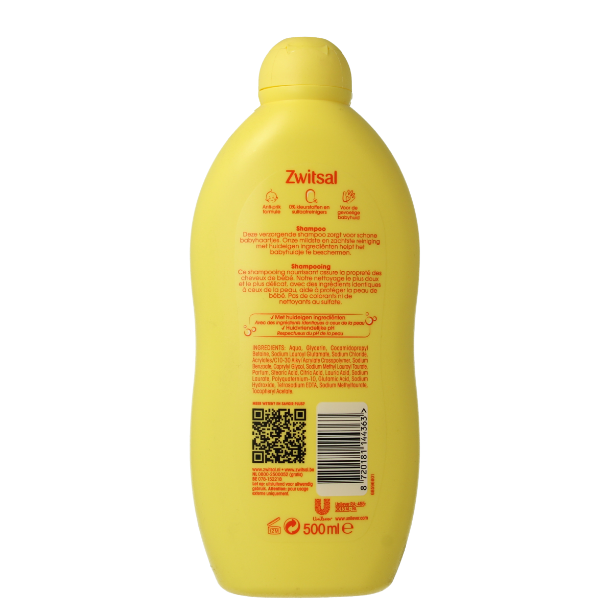 Zwitsal Shampoo  500.00 Milliliter