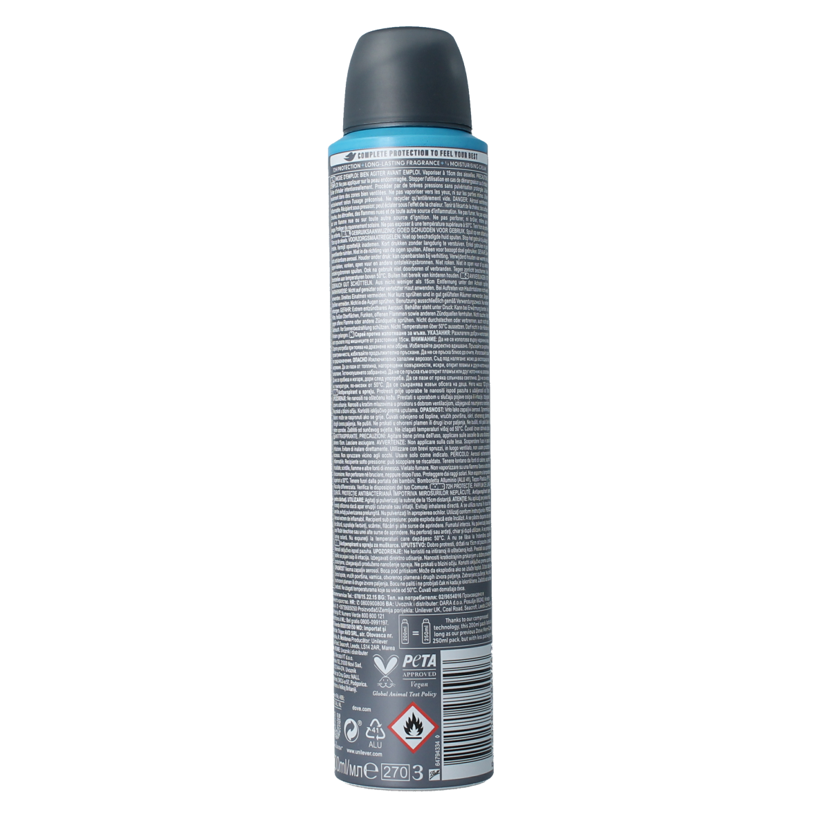 Dove Deodorant spray men+ care  clean comfort 200.00 Milliliter