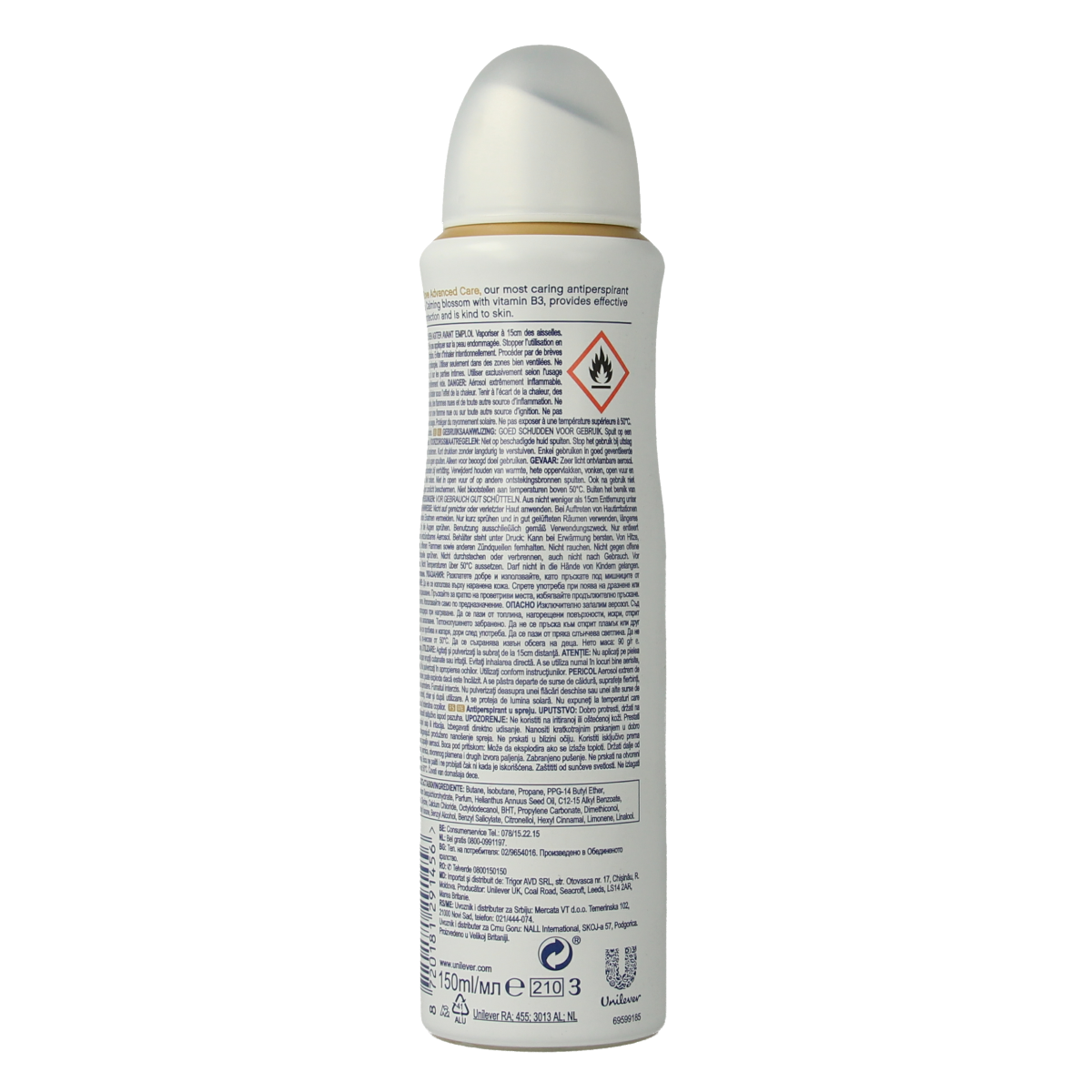 Dove Deodorant spray calming blossom 150.00 Milliliter