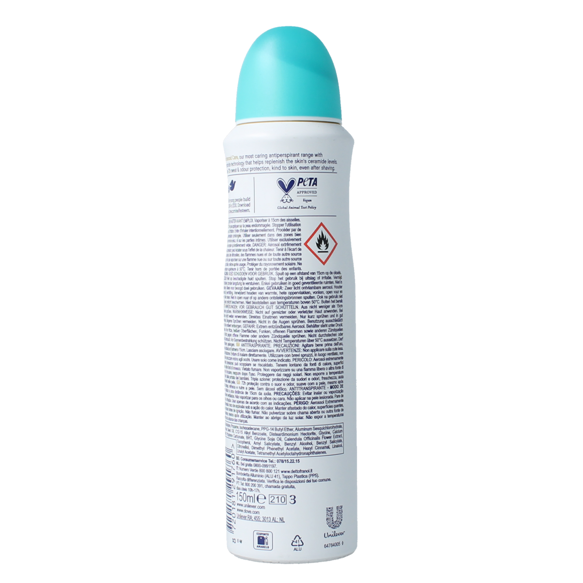 Dove Deodorant spray pear & aloe vera 150.00 Milliliter