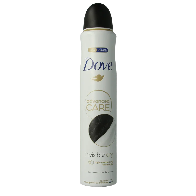 Dove Deodorant spray invisible dry  200 Milliliter