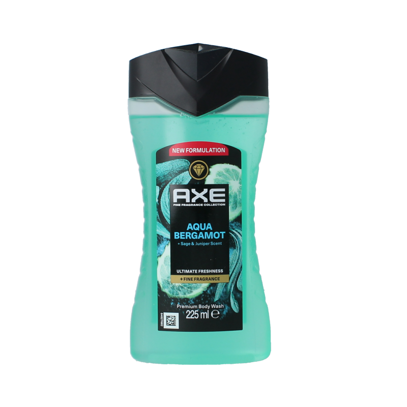 AXE Showergel aqua bergamot 225 Milliliter