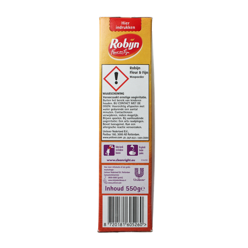 Robijn Wasmiddel fleur & fijn 550 Gram