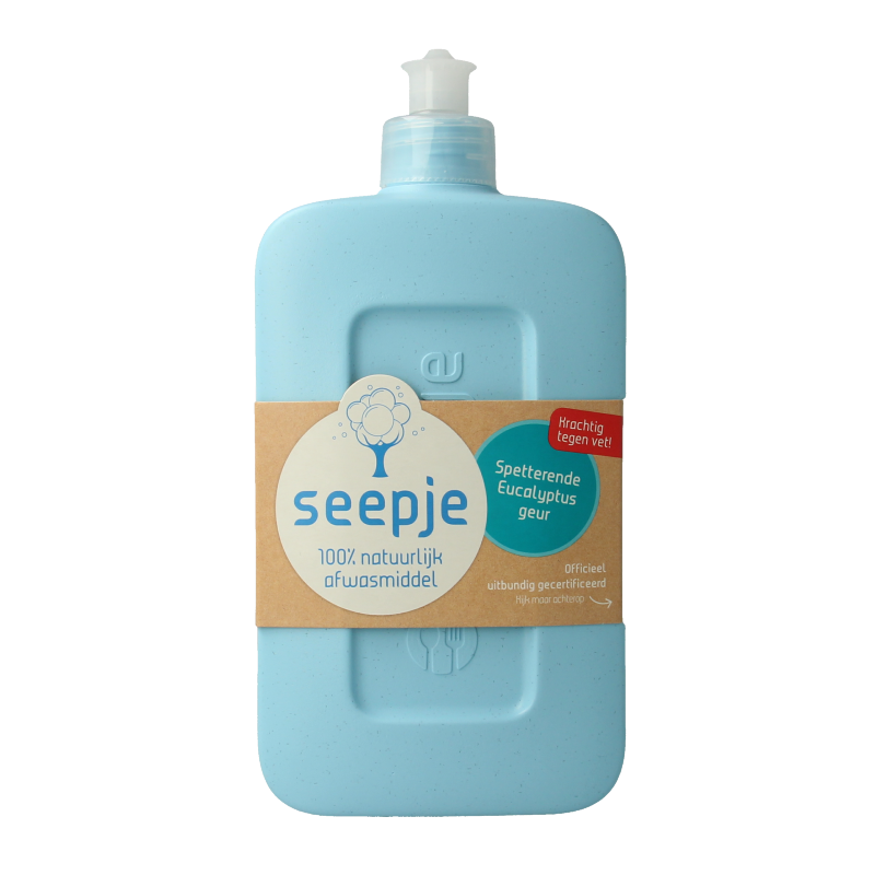 Seepje Afwasmiddel spetterende eucalyptus 500 Milliliter