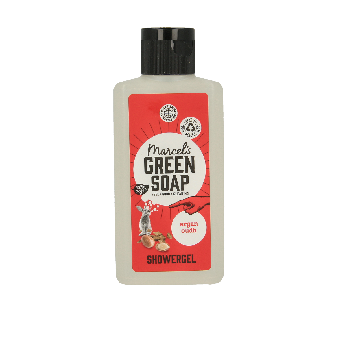 Marcel's Green Soap Showergel argan & oudh mini 100.00 Milliliter