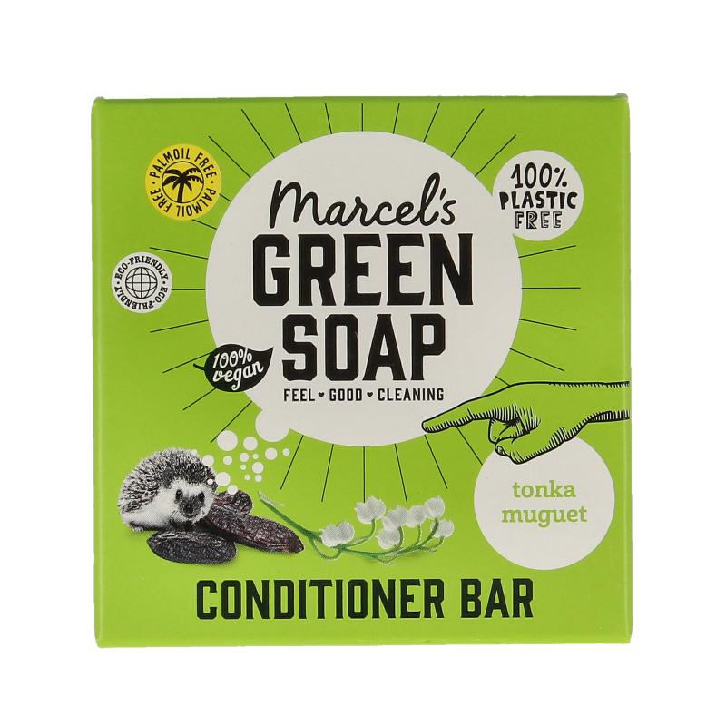 Marcel's Green Soap Conditioner bar tonka & muguet 60 Gram