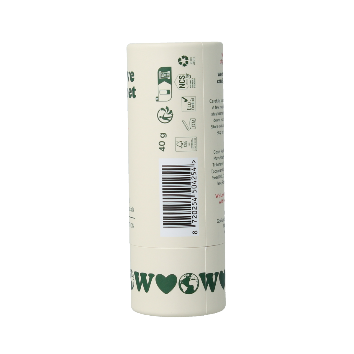 We Love Deodorant stick sweet rose 40.00 Gram