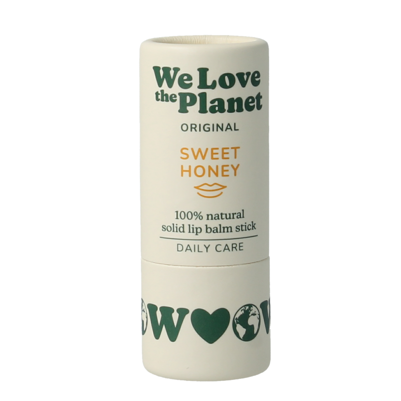 We Love The Planet Lipbalm sweet honey 4.9 Gram