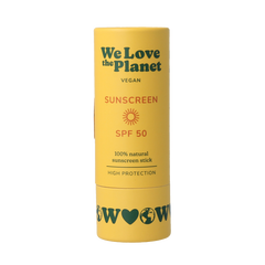We Love The Planet Sunscreen stick vegan SPF50 40 Gram