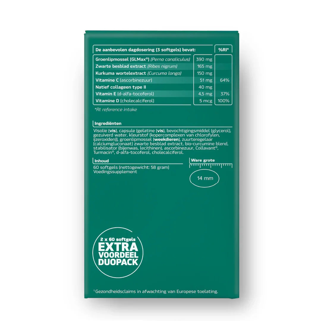 Synofit GLMAX 5 IN 1 groenlipmossel plus 120 Softgels