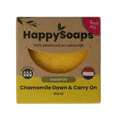 Happysoaps Shampoobar chamomile down & carry on 70 Gram