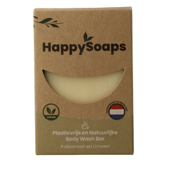 Happysoaps Body bar kokosnoot & limoen 100 Gram