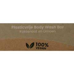 Happysoaps Body bar kokosnoot & limoen 100 Gram