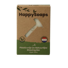 Happysoaps Shaving bar aloe vera 80 Gram