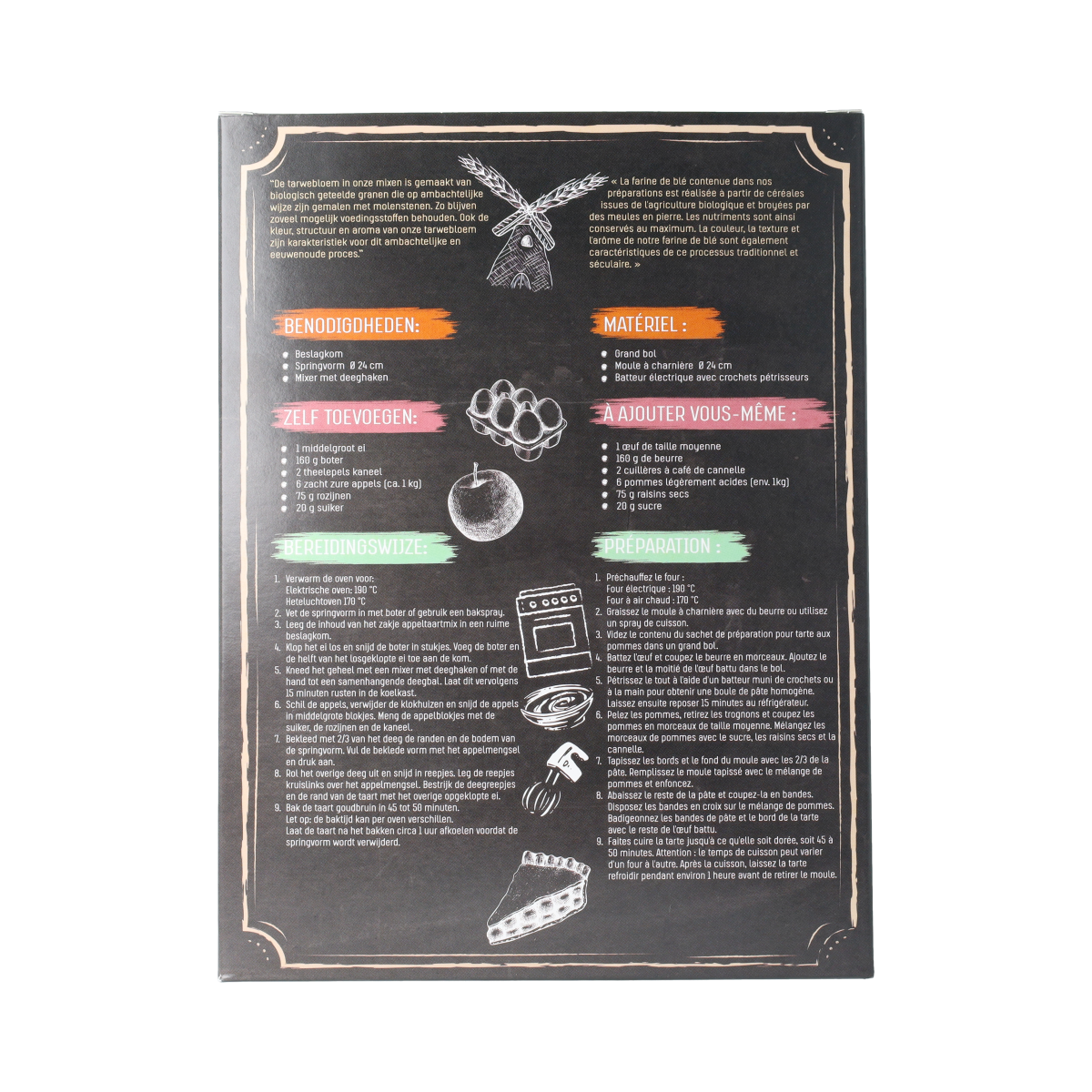 Grainfields Appeltaartmix bio 400.00 Gram