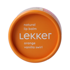 Lekker Company Natuurlijke lippenbalsem orange 8.00 Gram