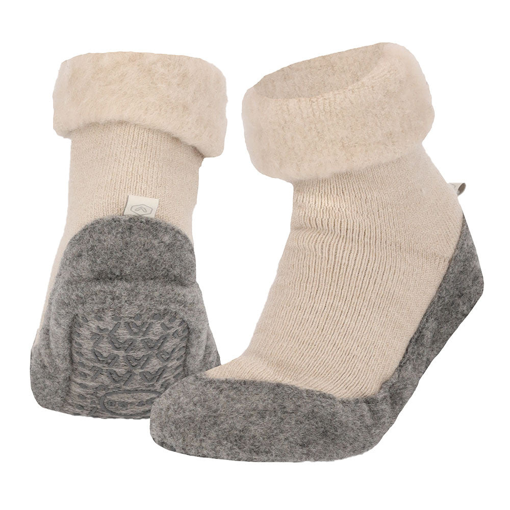 Apollo Huisslof wol anti-slip beige 45/46 1.00 Paar