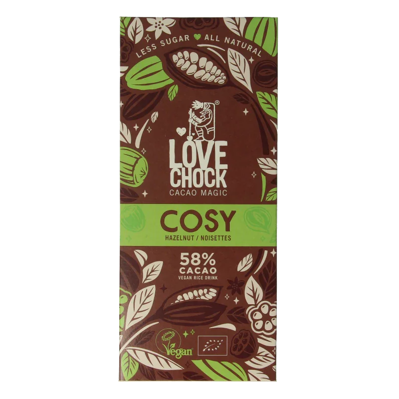 Lovechock Cosy hazelnut bio 70 Gram