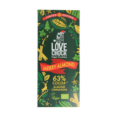 Lovechock Merry almond 63% bio 70 Gram