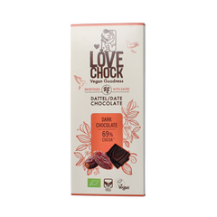 Lovechock Op=Op Dark chocolate bio 70.00 Gram