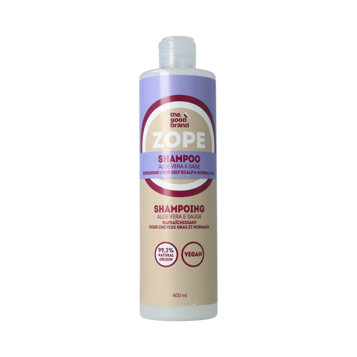 The Good Brand Aloe & Sage Shampoo 400 ml 400.00 Milliliter