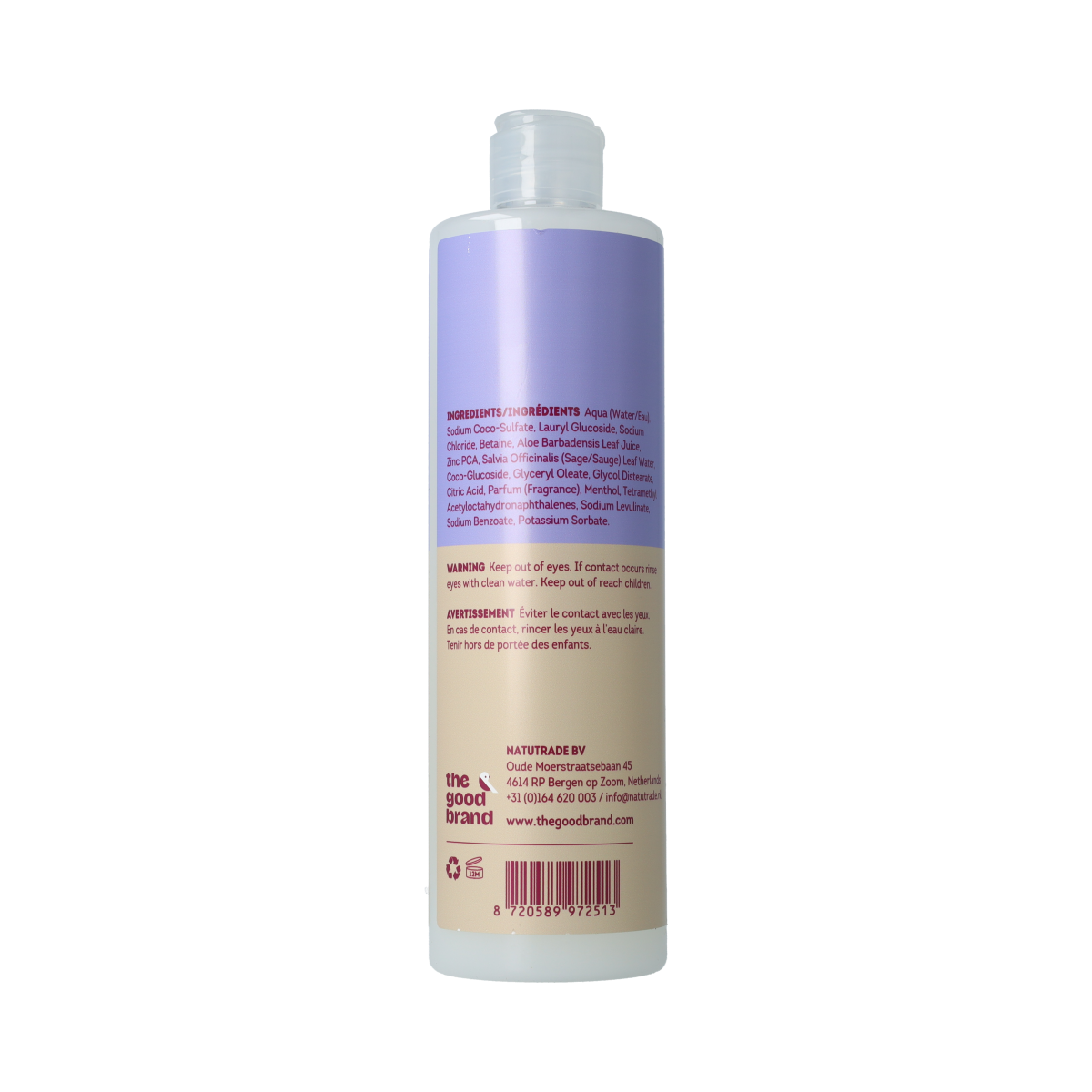 The Good Brand Aloe & Sage Shampoo 400 ml 400.00 Milliliter
