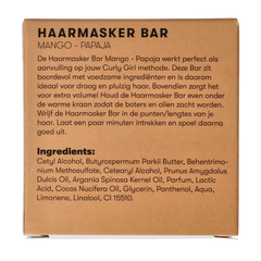 Shampoobars Haarmasker bar mango papaja 45 Gram