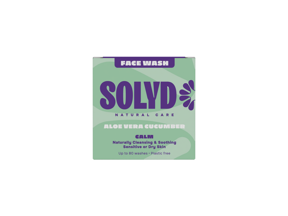 Solyd Face Wash Bar Aloe Vera Cucumber 60.00 Gram