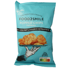 Food2Smile Popped chips paprika 90 Gram