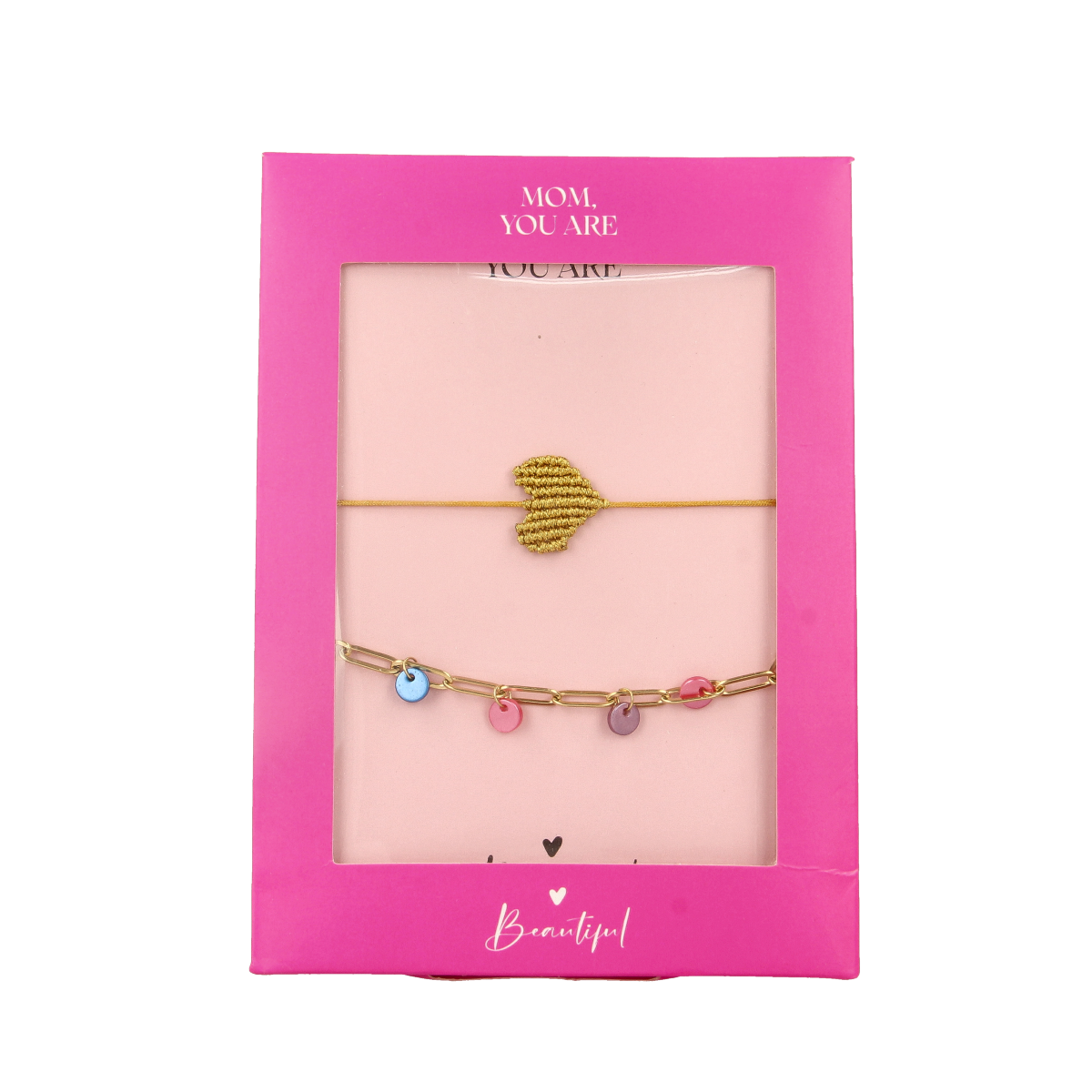 Dream the Label Cadeauset armband geel en goud  2.00 Stuks