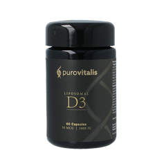 Purovitalis  Liposomal vitamine D3 60.00 Vegetarische capsules