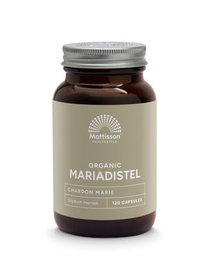 Mattisson Cardo Mariano 250mg orgánico bio 120 cápsulas vegetarianas