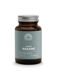 Mattisson Wakame 1000mg  bevat jodium 60.00 Vegetarische capsules
