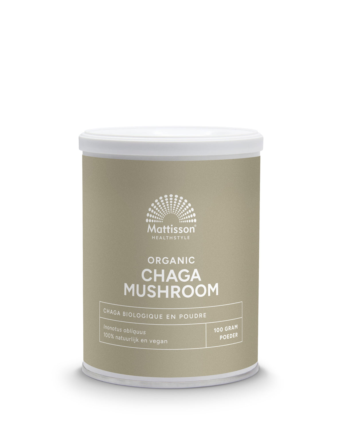 Mattisson Chaga mushroom poeder bio 100.00 Gram