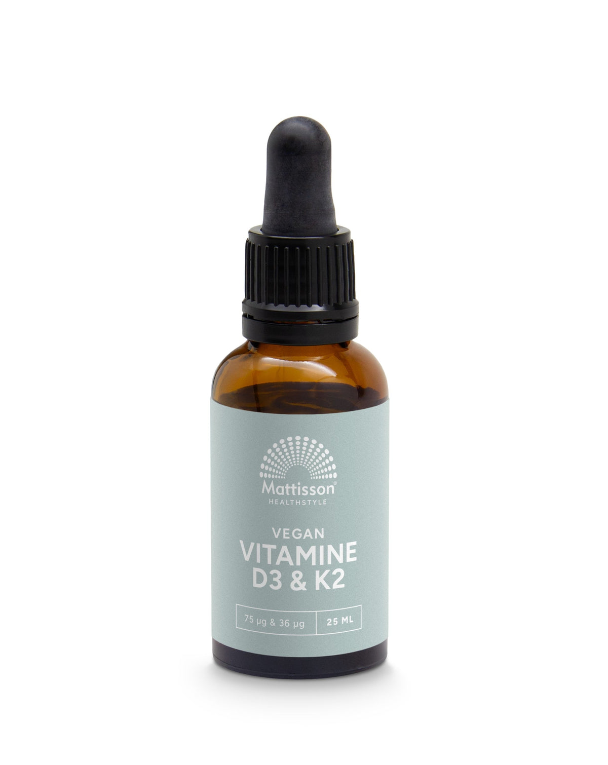 Mattisson Vitamine D3/K2 75mcg/36mcg vegan druppels 25 Milliliter