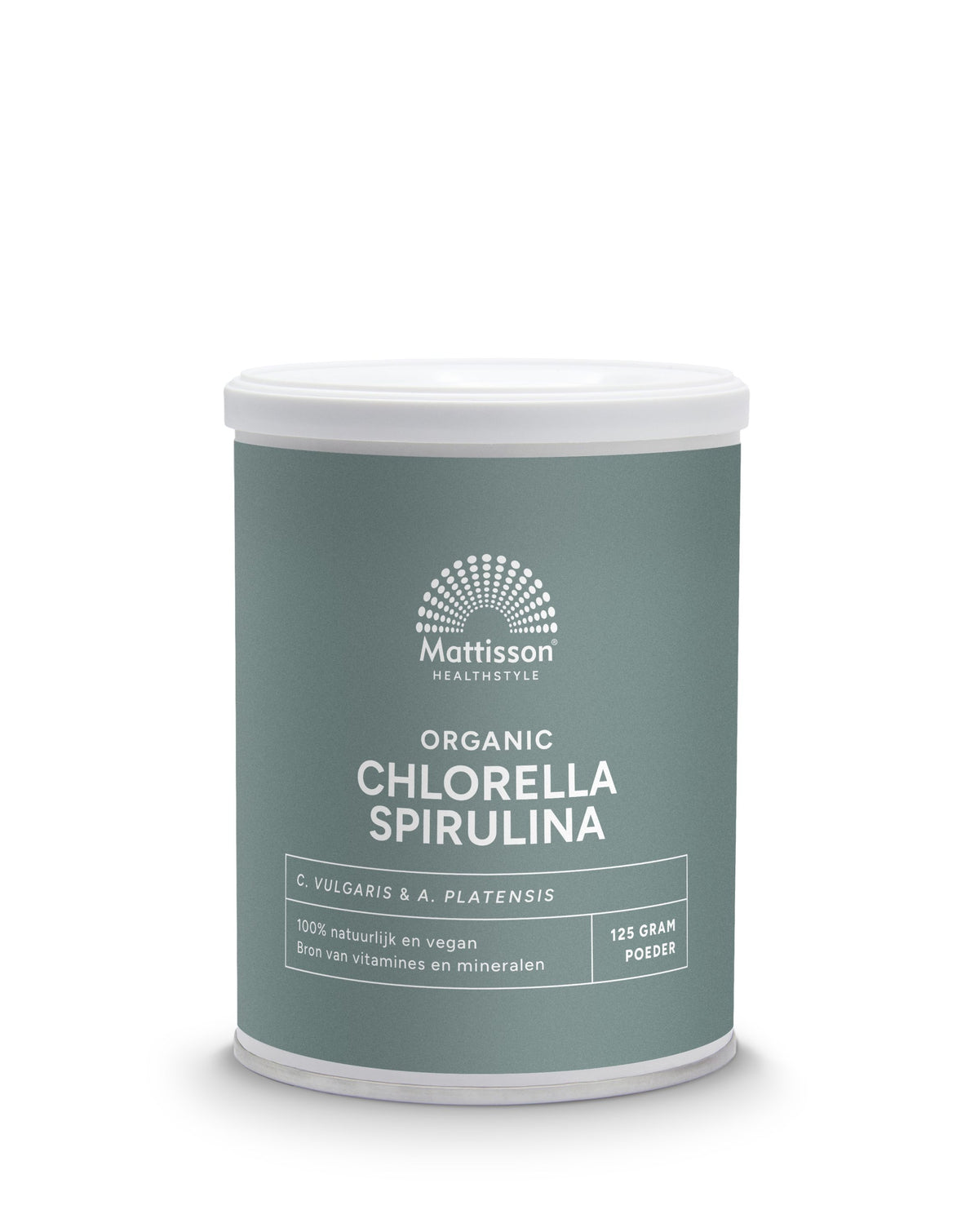 Mattisson Organic chlorella spirulina 125 Gram